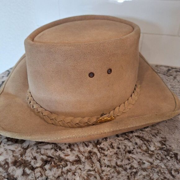 Australian genuine leather hat size M - Picture 2 of 7